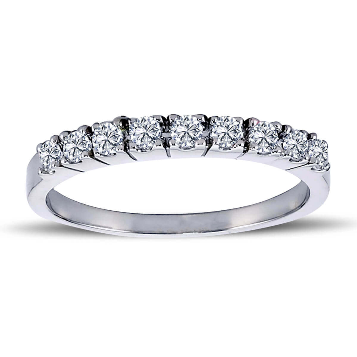 0.37 Carat Diamond Half-Eternity Ring