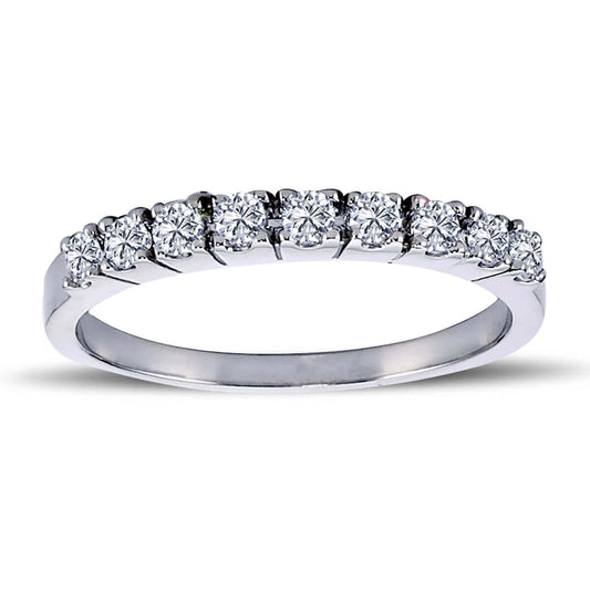 0.37 Carat Diamond Half-Eternity Ring