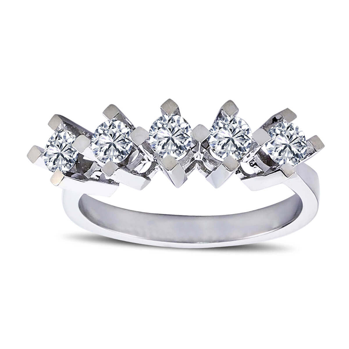 0.70 Carat Diamond five-stone Ring