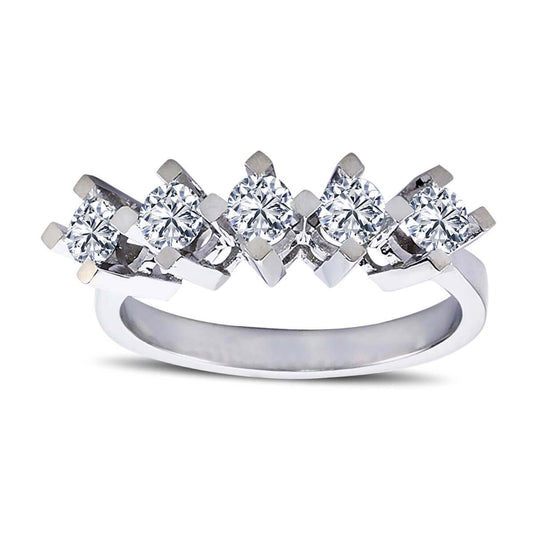 0.70 Carat Diamond five-stone Ring