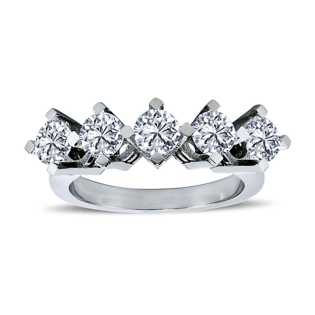 1.50 Carat Diamond Five Stone Ring