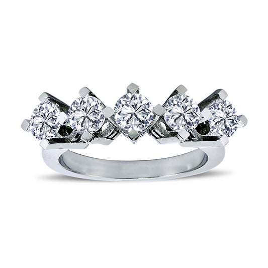 1.50 Carat Diamond Five Stone Ring