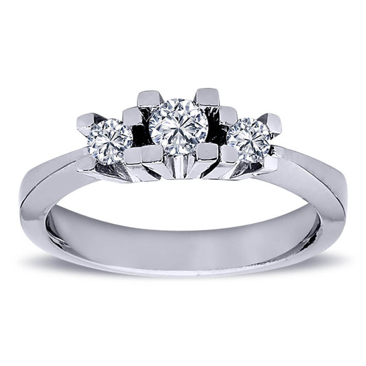 0.32 Carat Diamond Tria Ring