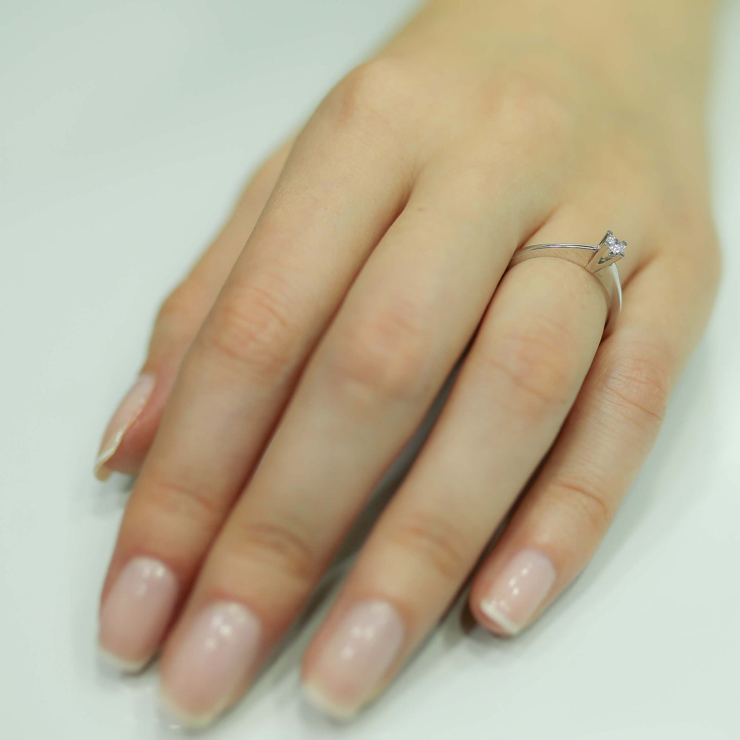 0.11 Carat Diamond Solitaire Ring