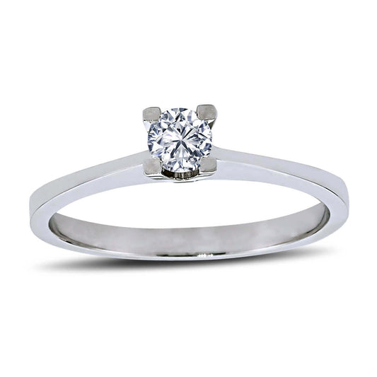 0.19 Carat Diamond Solitaire Ring