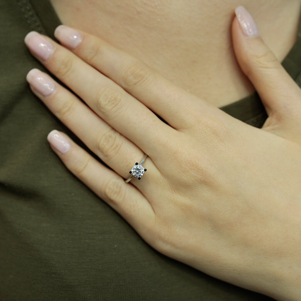 0.72 Carat Diamond Solitaire Ring