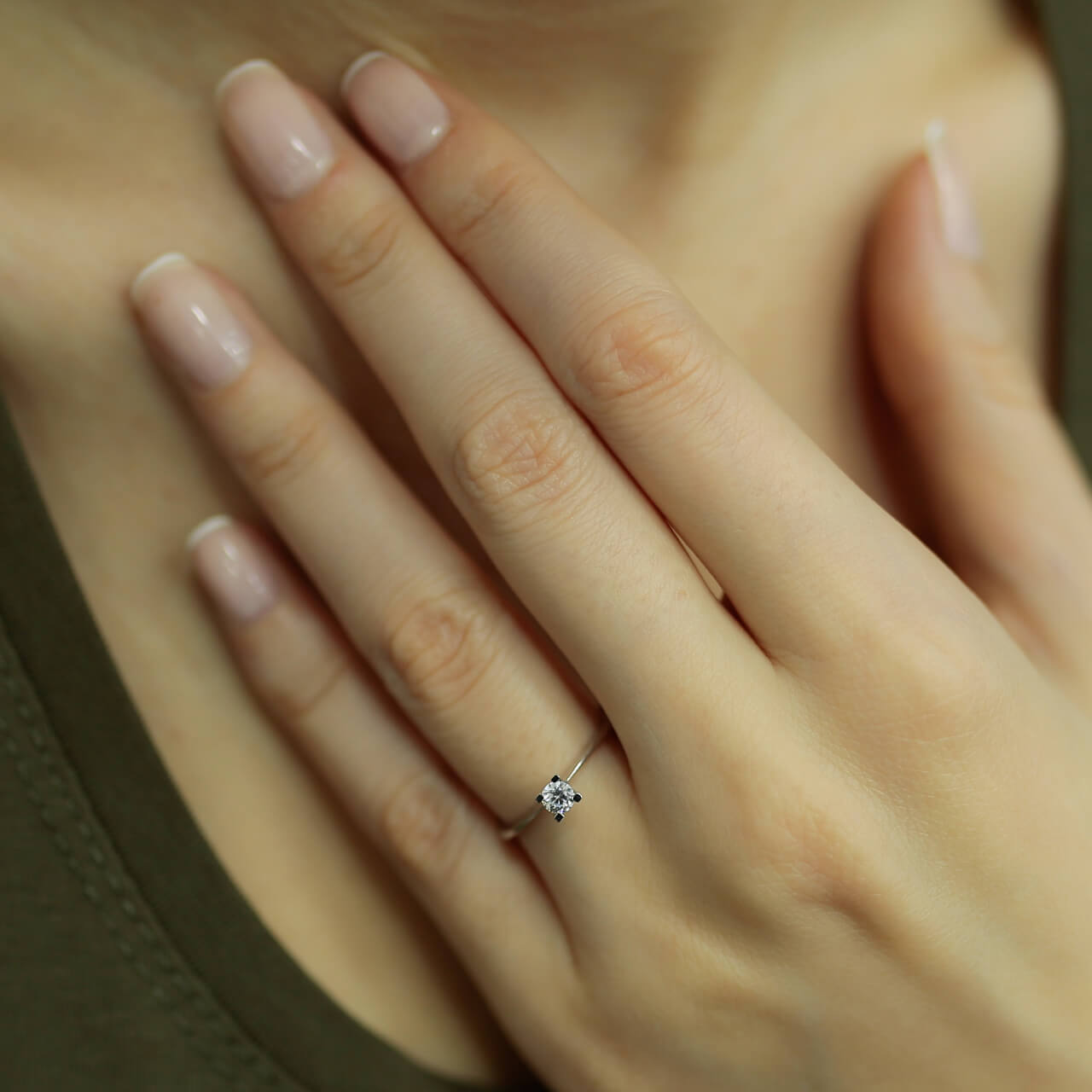 0.15 Carat Diamond Solitaire Ring
