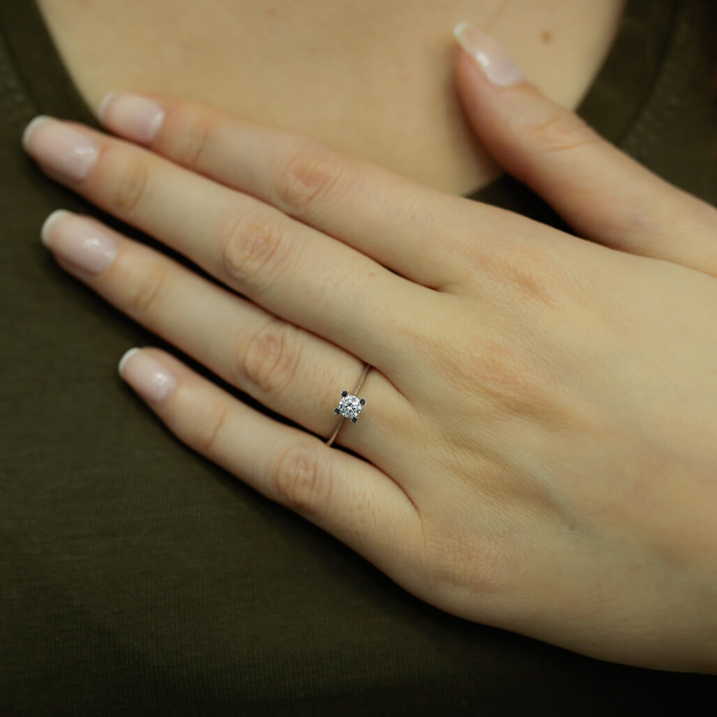 0.25 Carat Diamond Solitaire Ring