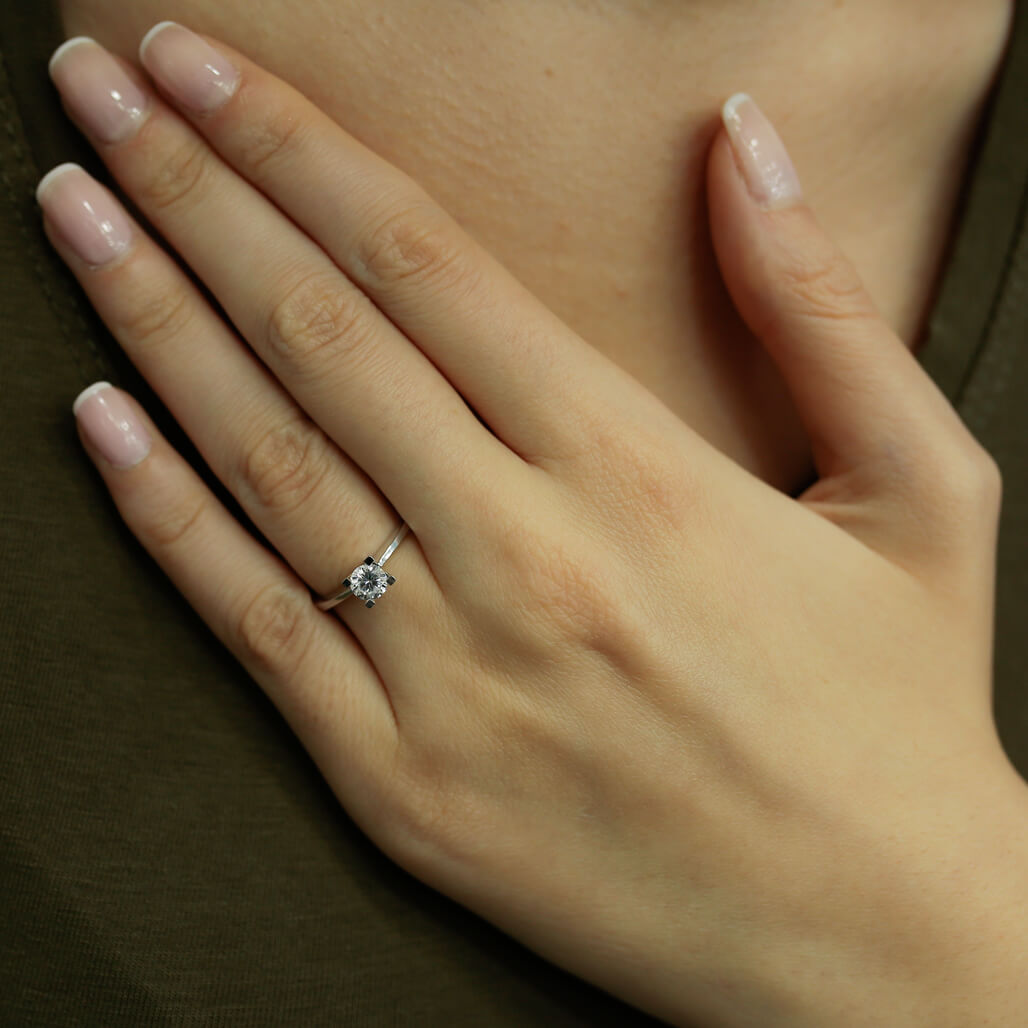 0.46 Carat Diamond Solitaire Ring