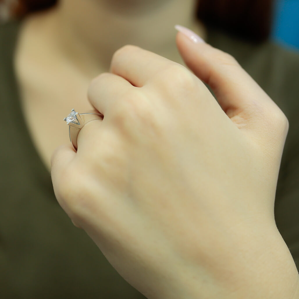 0.61 Carat Diamond Solitaire Ring