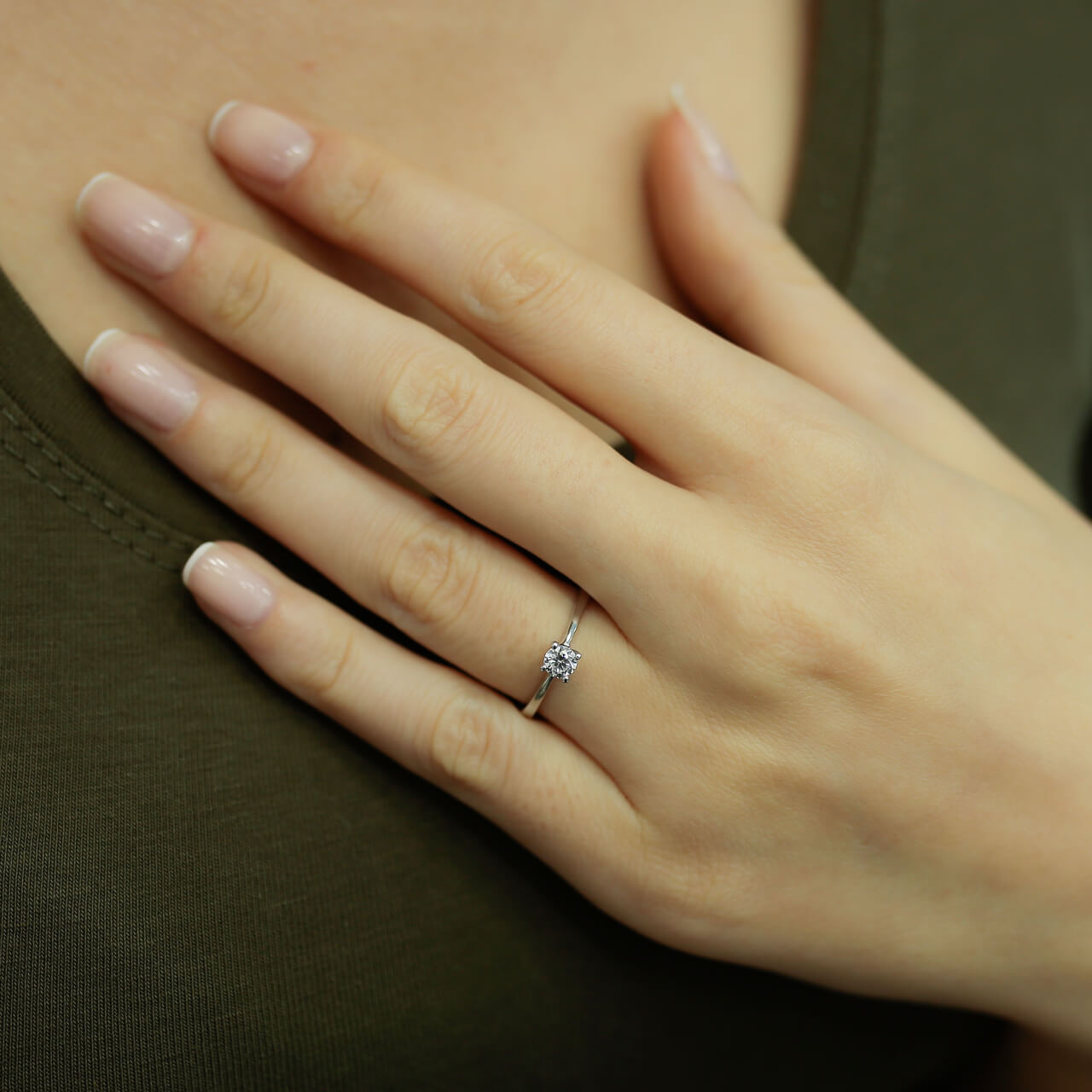 0.23 Carat Diamond Solitaire Ring