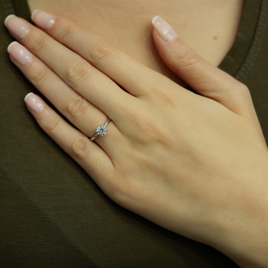 0.48 Carat Diamond Solitaire Ring