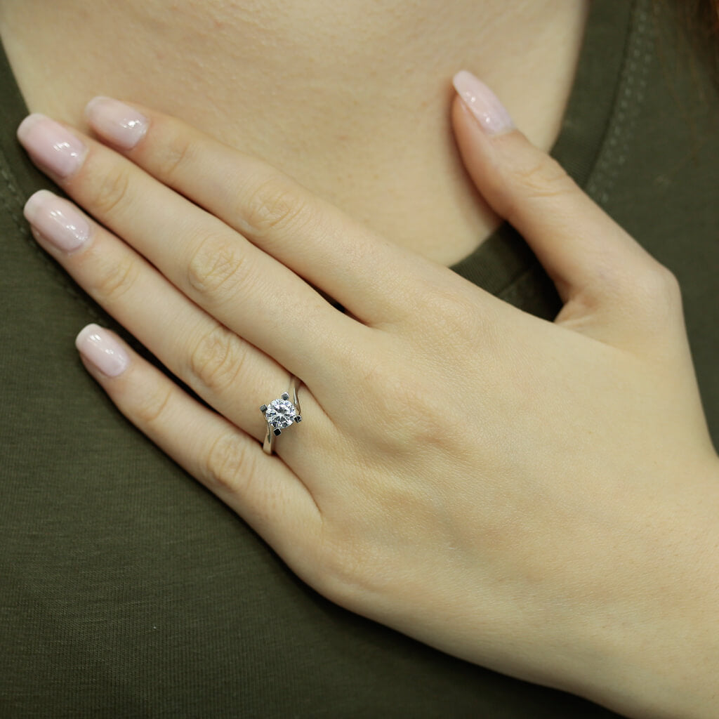 0.80 Carat Diamond Solitaire Ring