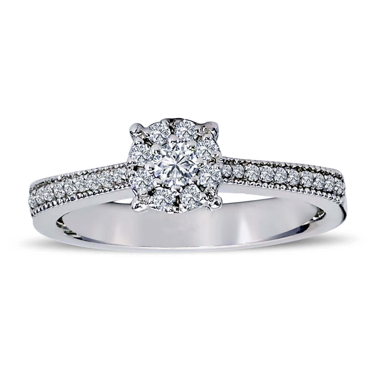 1 Carat Solitaire-Style Diamond Ring