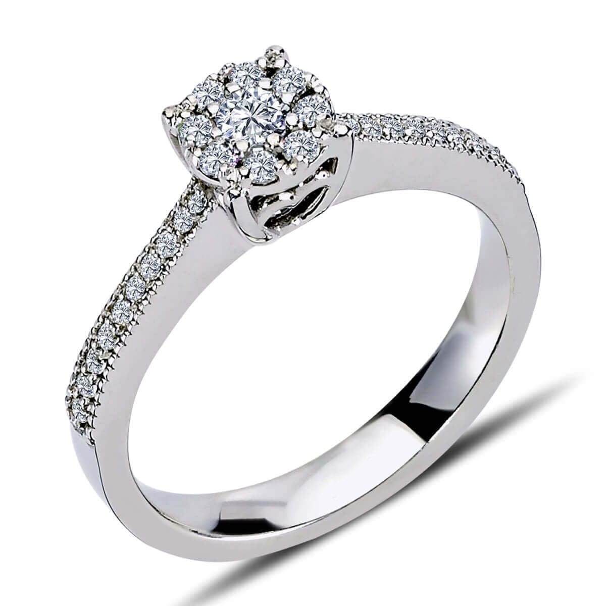 1 Carat Solitaire-Style Diamond Ring
