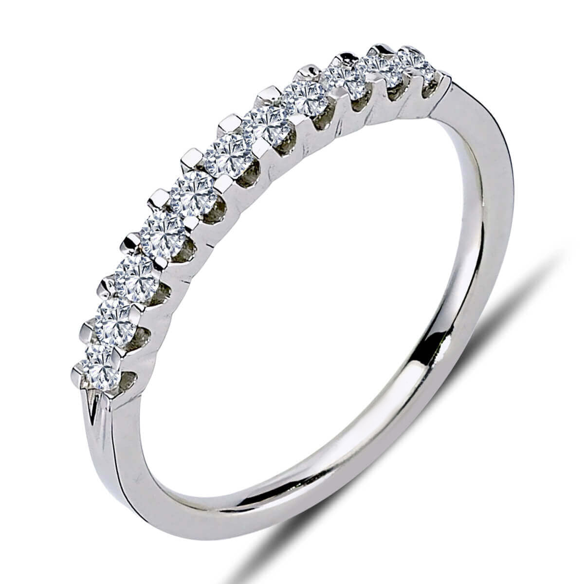 0.33 Carat Diamond Half-Eternity Ring