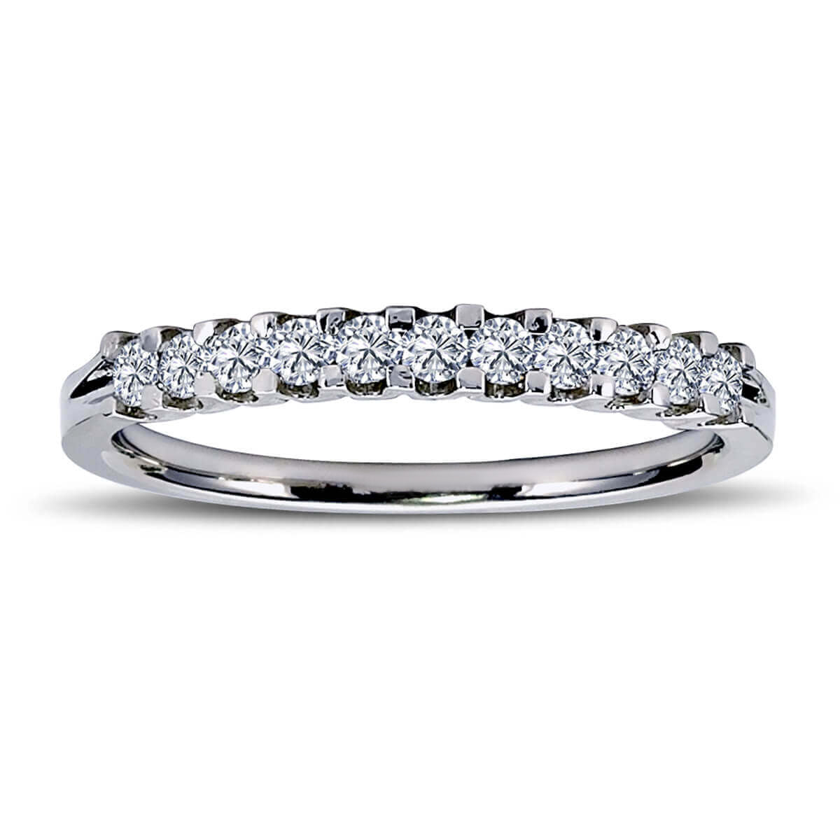 0.33 Carat Diamond Half-Eternity Ring