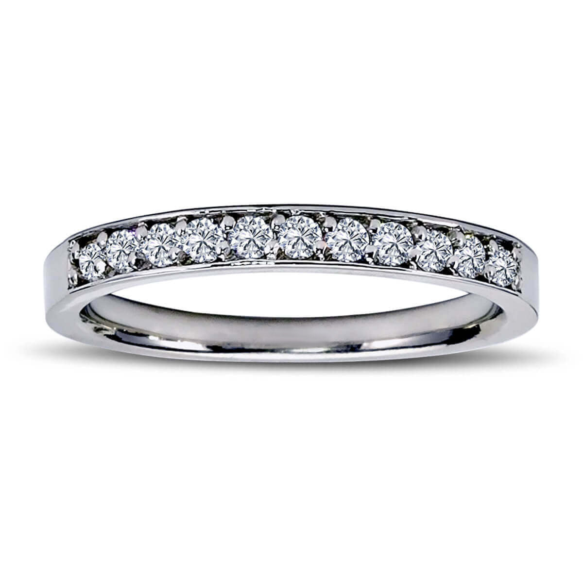 0.28 Carat Diamond Half-Eternity Ring