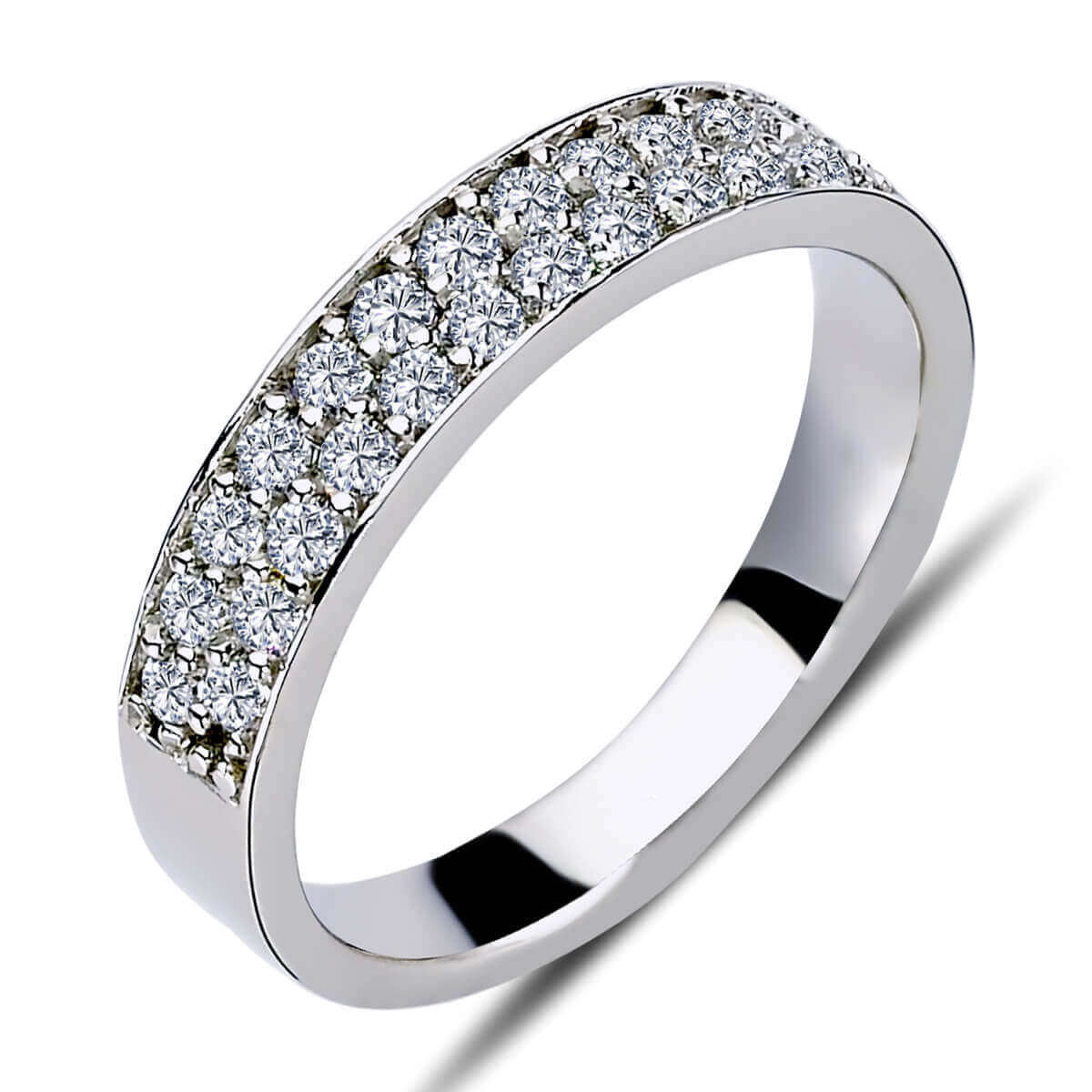 0.50 Carat Diamond Half-Eternity Ring