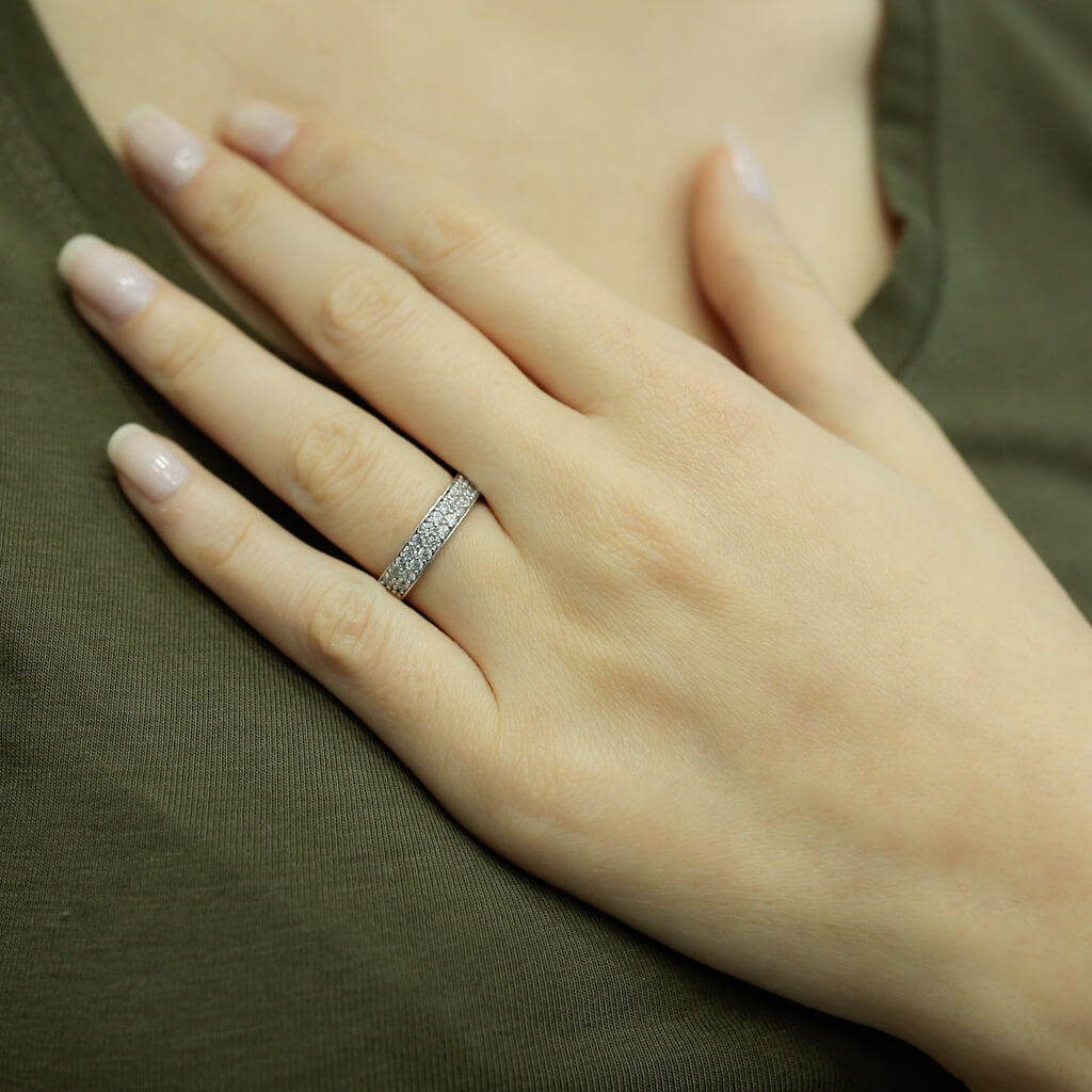 0.50 Carat Diamond Half-Eternity Ring