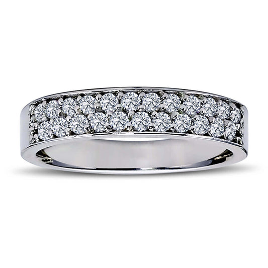 0.50 Carat Diamond Half-Eternity Ring