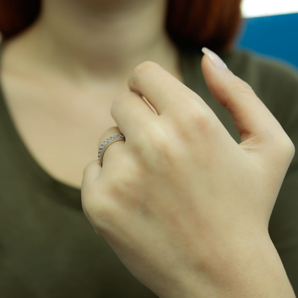 0.50 Carat Diamond Half-Eternity Ring