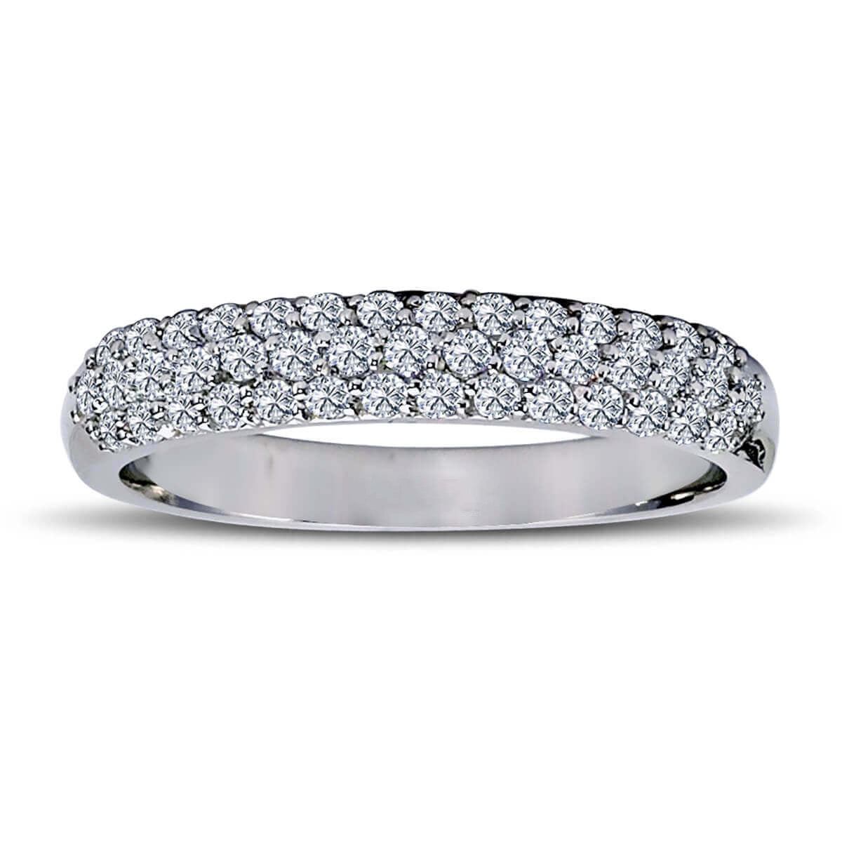 0.45 Carat Diamond Half-Eternity Ring