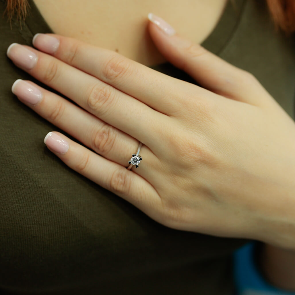 0.31 Carat Diamond Solitaire Ring