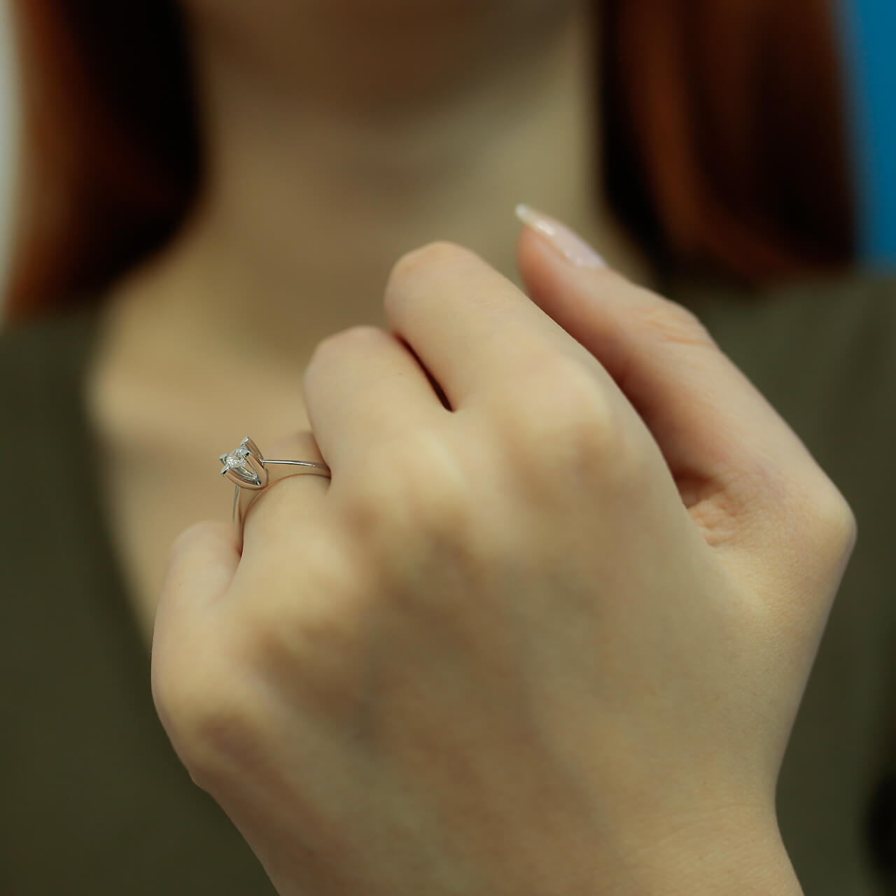 0.21 Carat Diamond Solitaire Ring