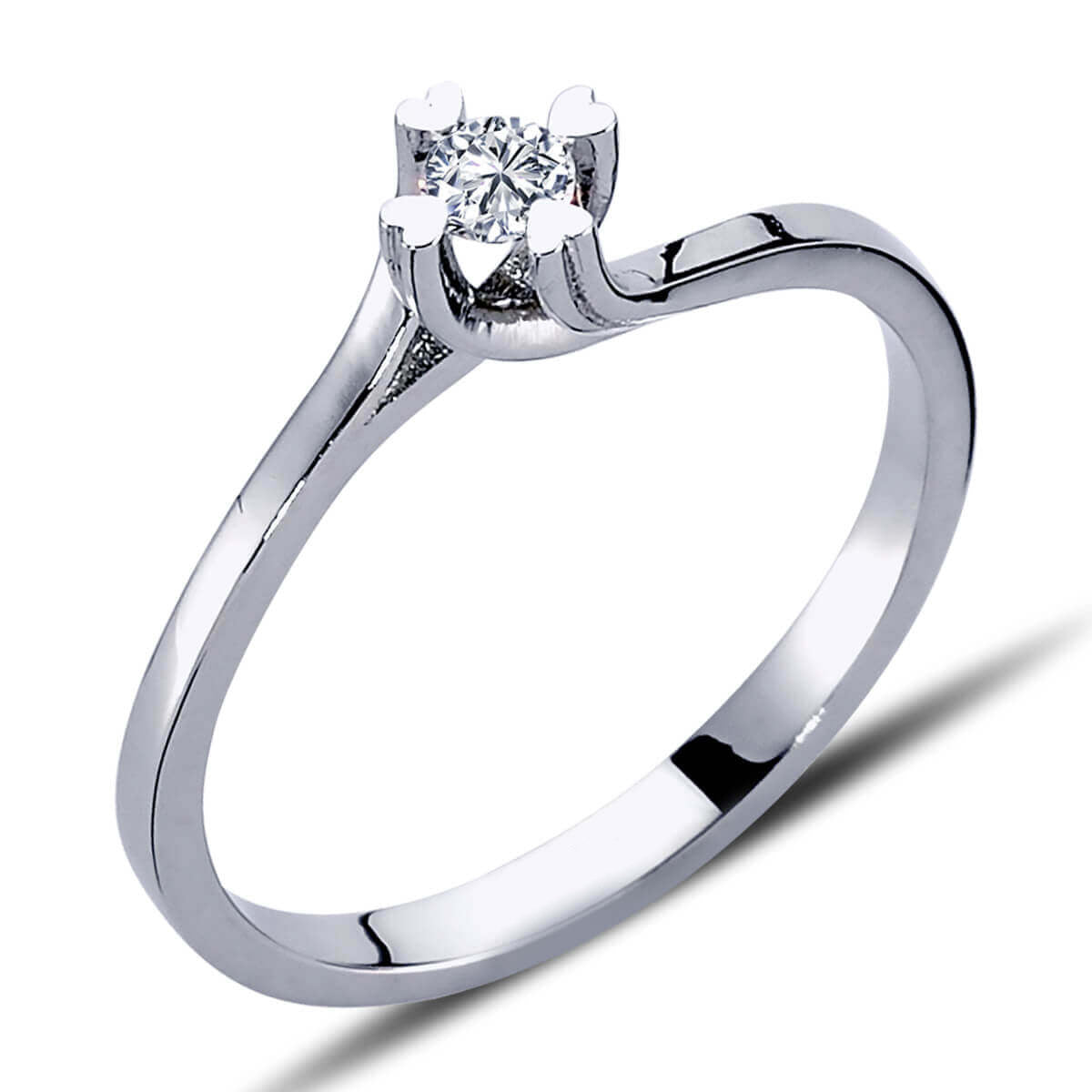 0.10 Carat Diamond Solitaire Ring