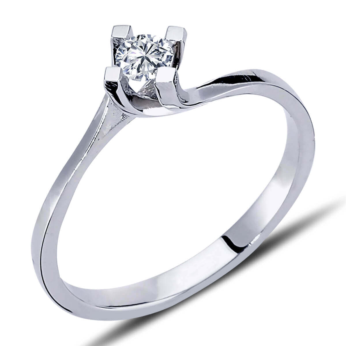 0.18 Carat Diamond Solitaire Ring
