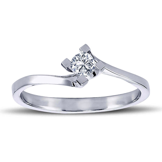 0.18 Carat Diamond Solitaire Ring