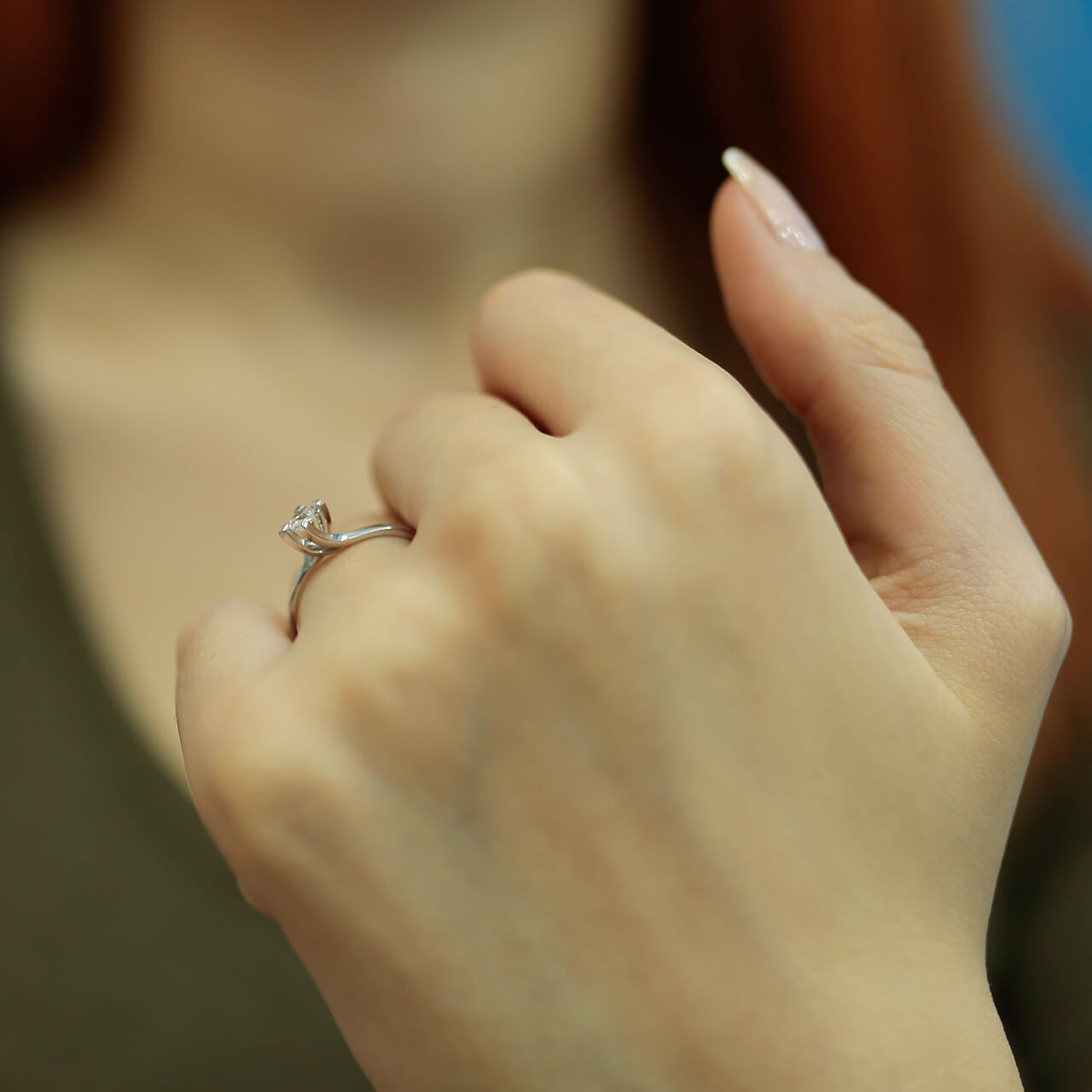 0.18 Carat Diamond Solitaire Ring