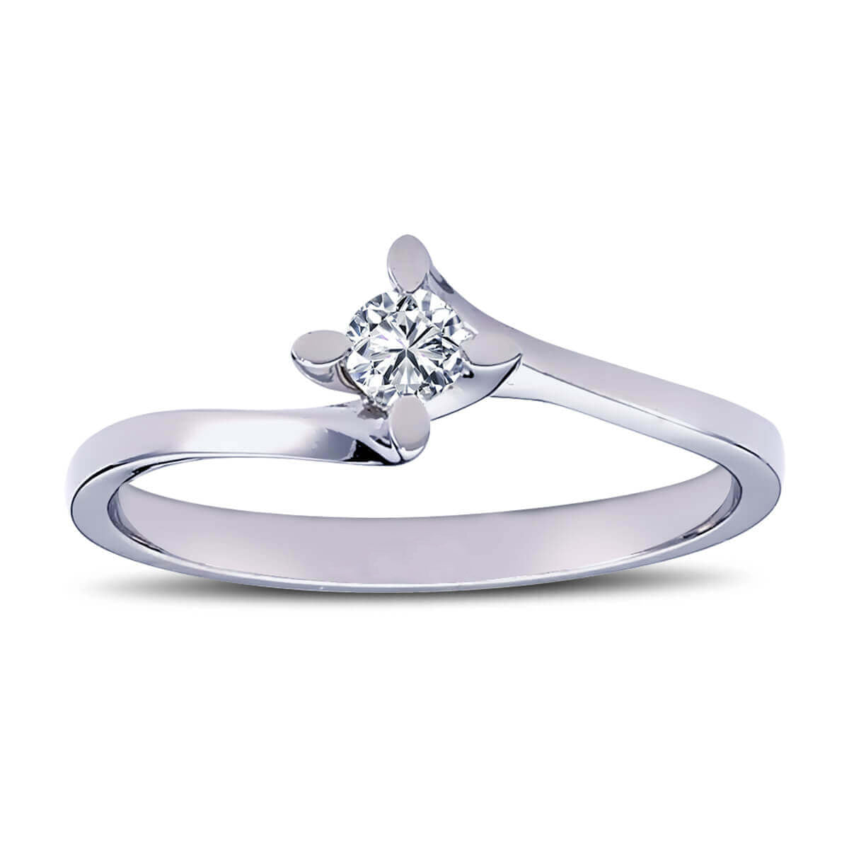 0.12 Carat Diamond Solitaire Ring