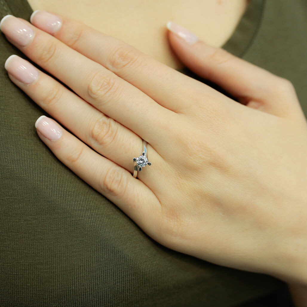 0.38 Carat Diamond Solitaire Ring