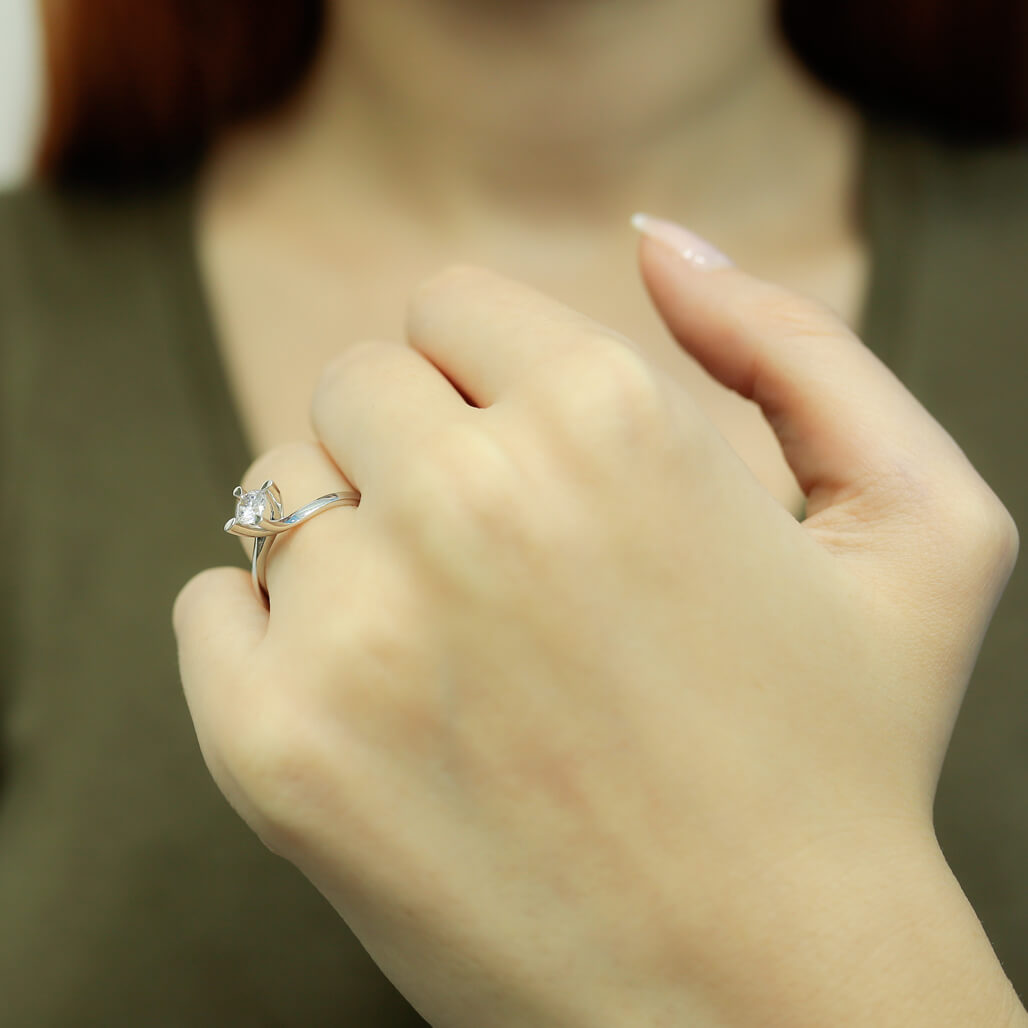 0.38 Carat Diamond Solitaire Ring