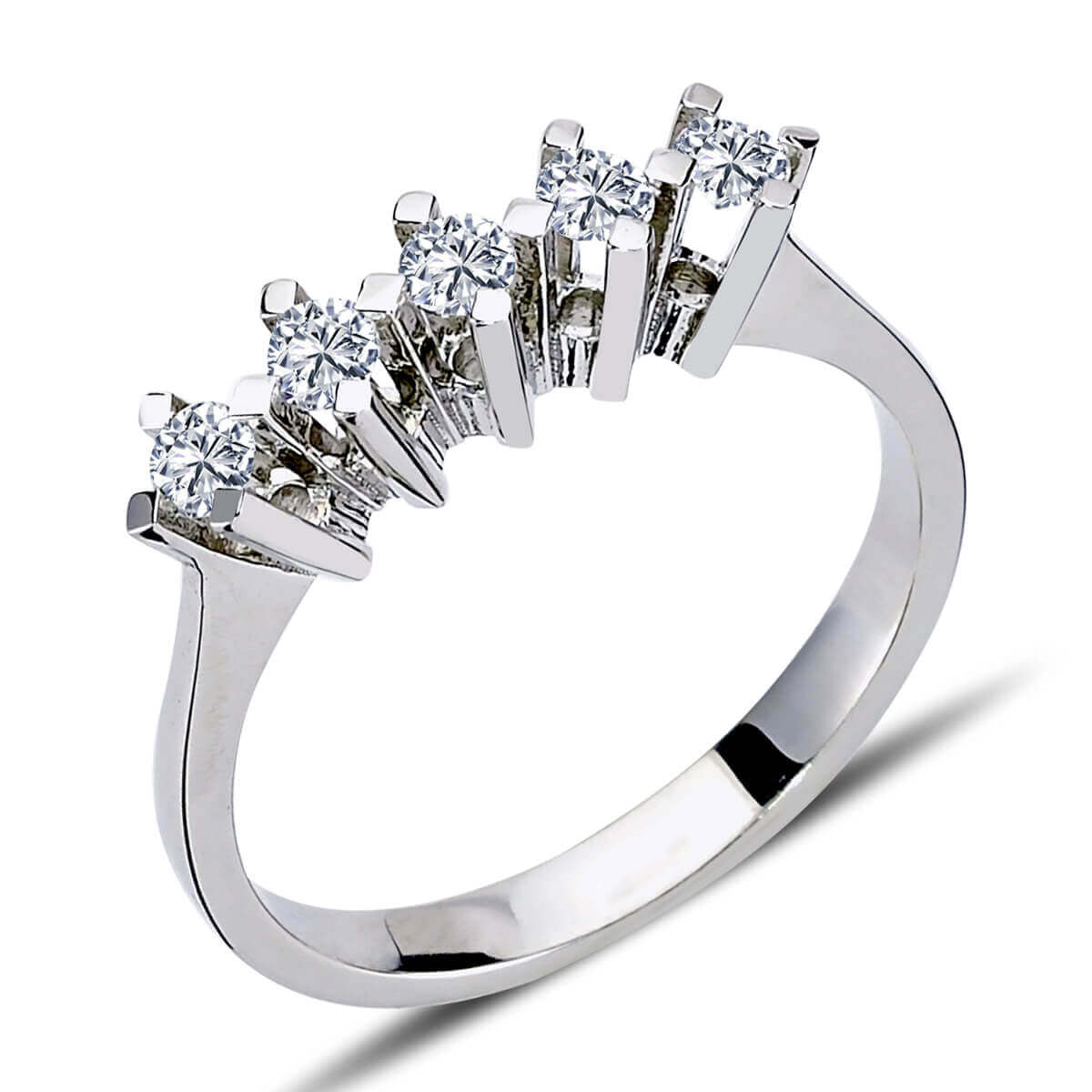 0.35 Carat Diamond five-stone Ring