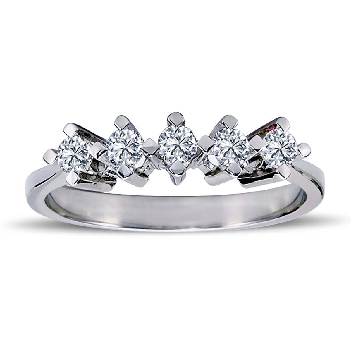 0.35 Carat Diamond five-stone Ring
