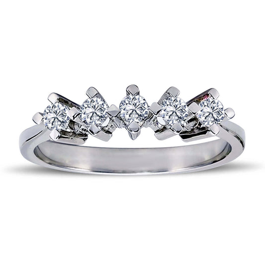 0.35 Carat Diamond five-stone Ring