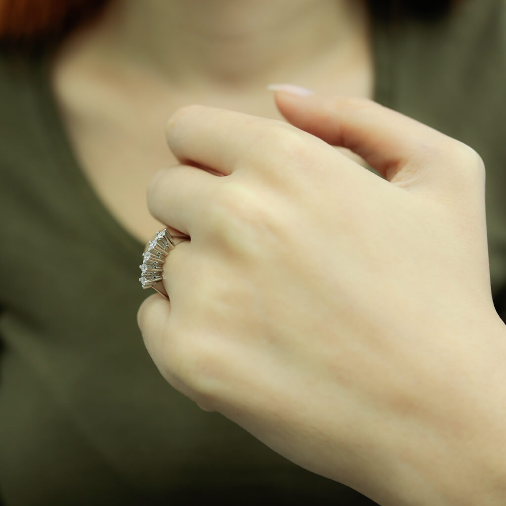 0.35 Carat Diamond five-stone Ring