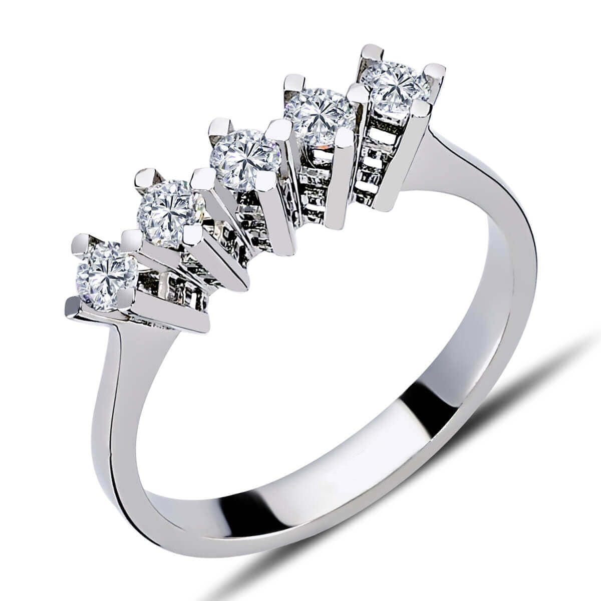 0.40 Carat Diamond Five-Stone Ring