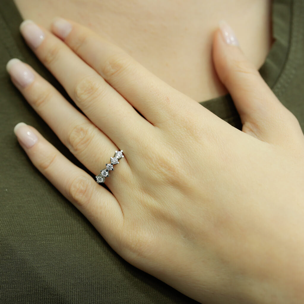 0.40 Carat Diamond Five-Stone Ring