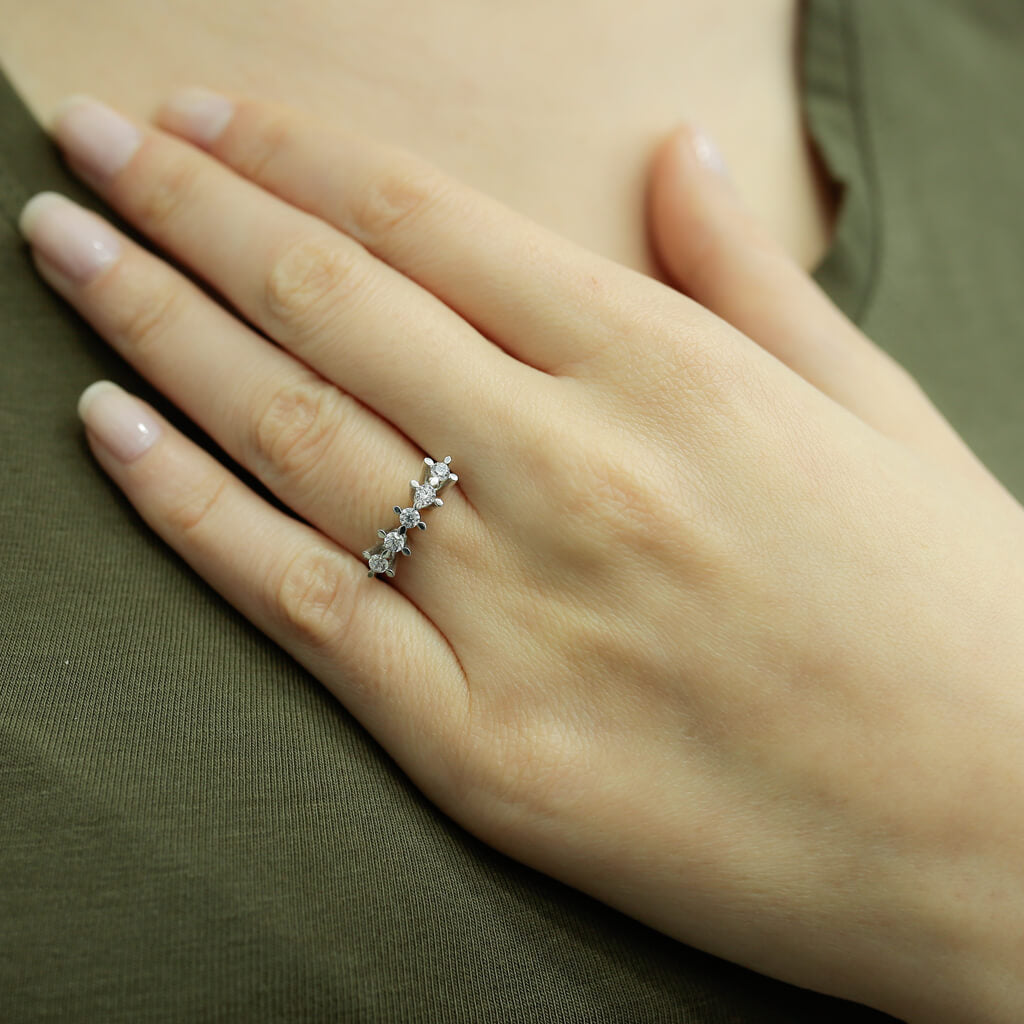 0.30 Carat Diamond Five-Stone Ring