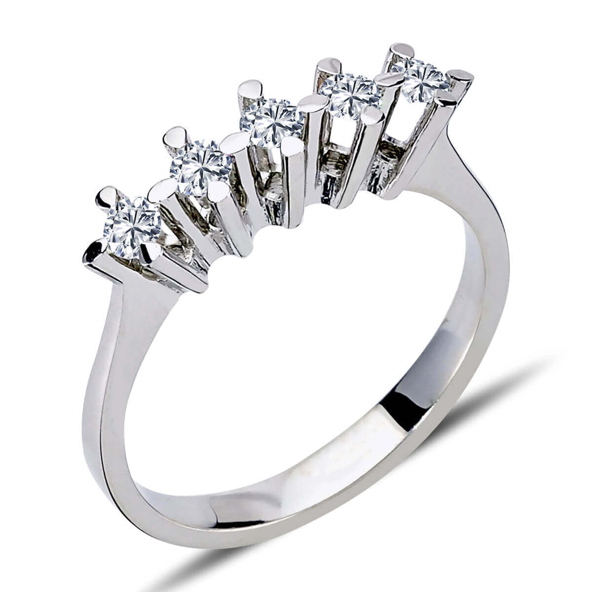 0.34 Carat Diamond Five-Stone Ring