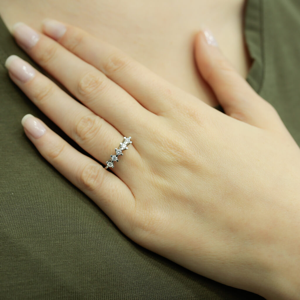 0.34 Carat Diamond Five-Stone Ring