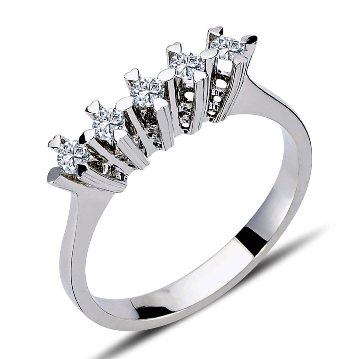 0.32 Carat Diamond Five-Stone Ring