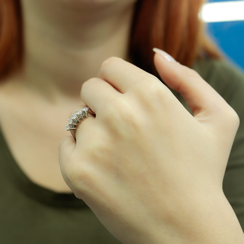 0.42 Carat Diamond Five-Stone Ring