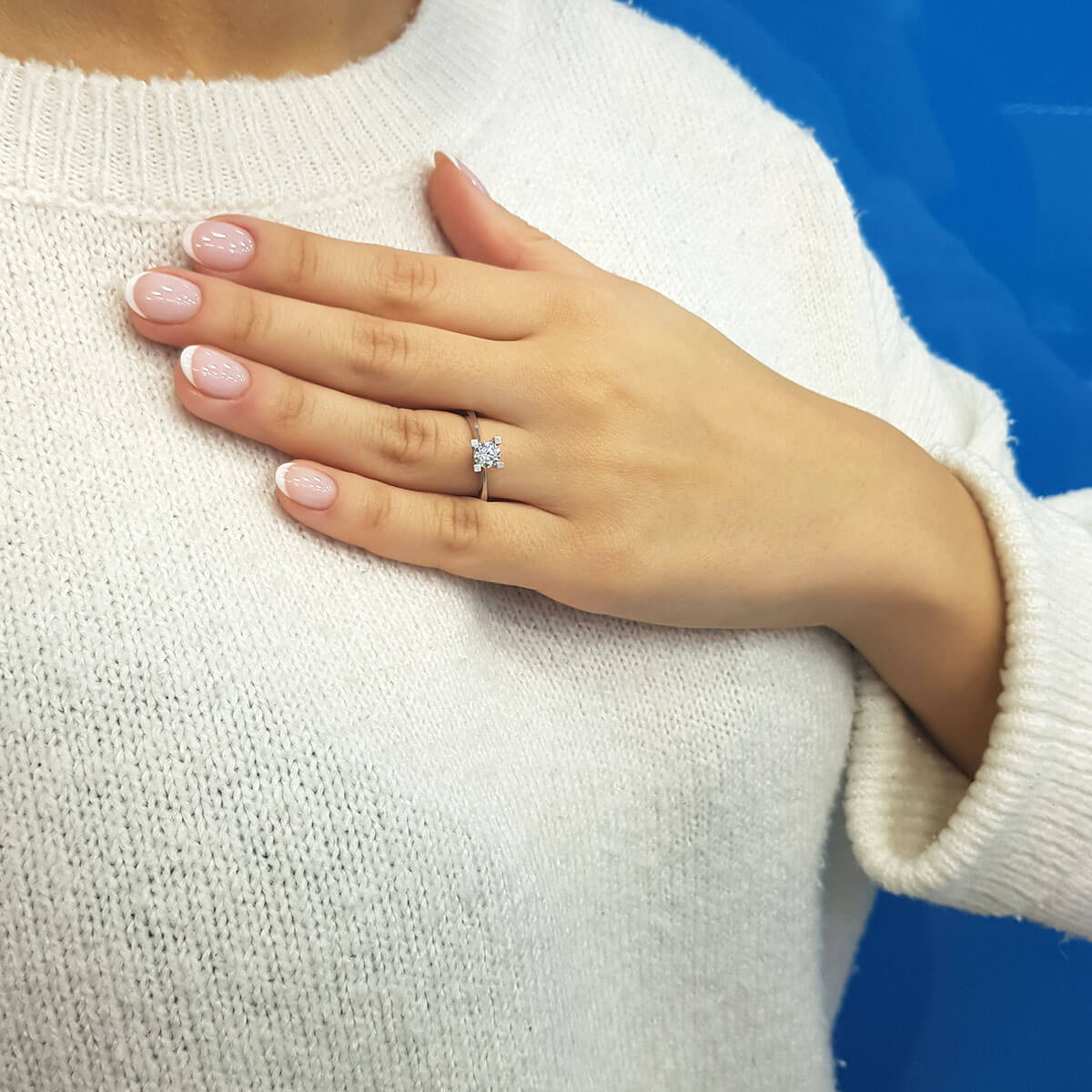 0.41 Carat Diamond Solitaire Ring