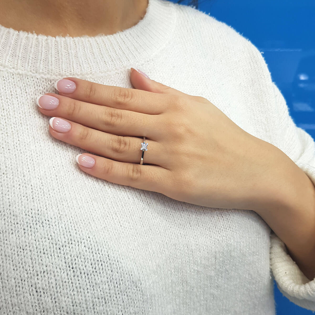 0.17 Carat Diamond Solitaire Ring