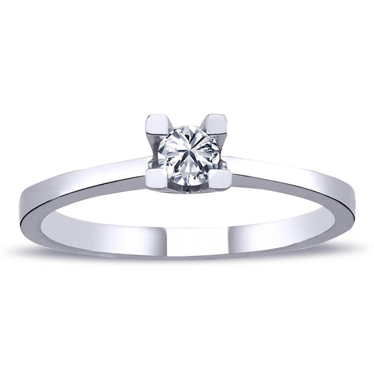 0.17 Carat Diamond Solitaire Ring